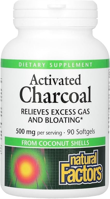 Activated Charcoal Softgels by Natural Factors