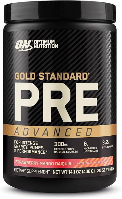 Gold Standard Advanced PreWorkout Strawberry Mango Daiquiri by Optimum Nutrition