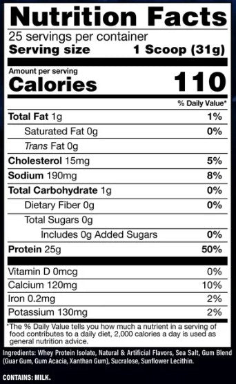 Itholate Whey Protein Rainbow Sherbet by Raw Nutrition