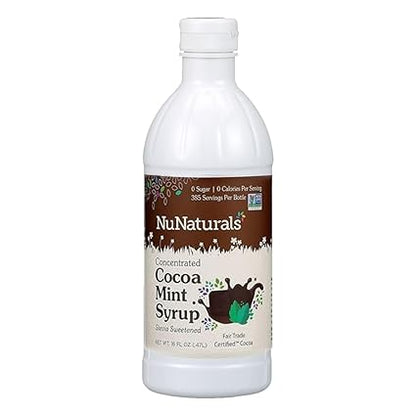 Sugar Free Coa Mint Syrup by Nu Naturals