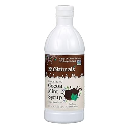 Sugar Free Coa Mint Syrup by Nu Naturals
