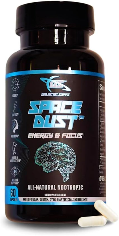 Space Dust Energy and Focus Capsules by Galactic Supps