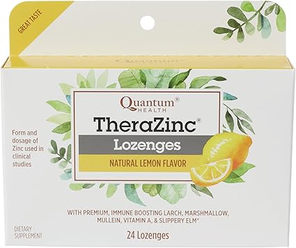 Therazinc Lemon Lozenges by Quantum