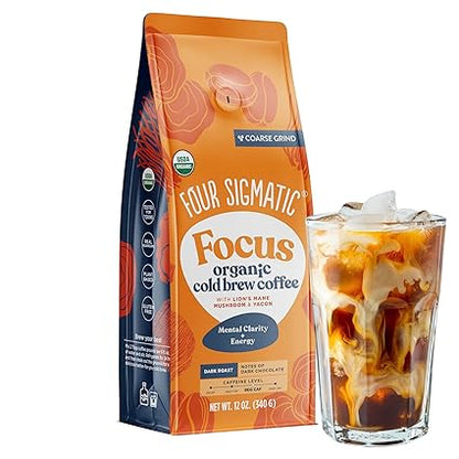 Focus Organic Cold Brew Coffee by Four Sigmatic