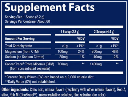 Daily Mineral Powder Blue Raspberry by Trace Minerals