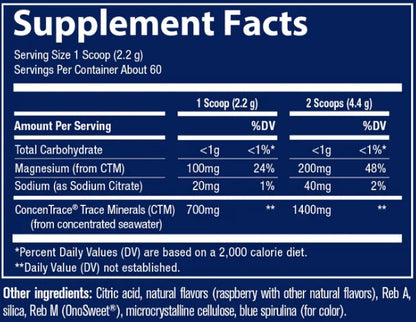 Daily Mineral Powder Blue Acai by Trace Minerals