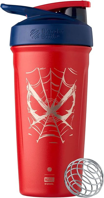 Stainless Steel Spiderman Web Shaker Cup by Blender Bottle