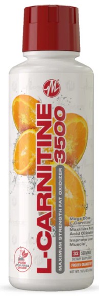 Liquid L-Carnitine 3500 Frozen Orange Pop by Metabolic Nutrition