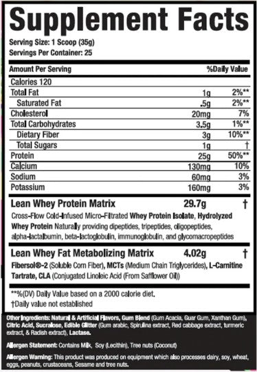 Lean Whey Rainbow Sherbet by MuscleSport