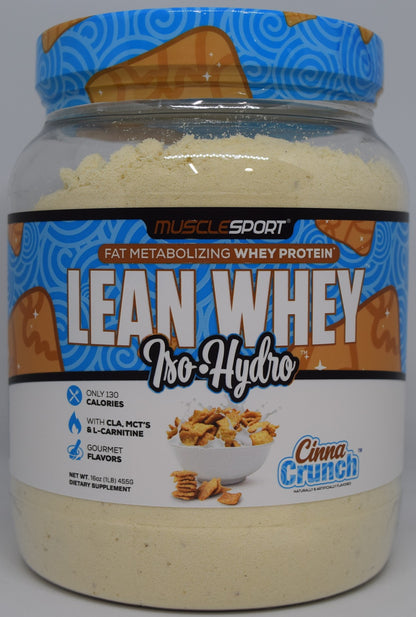 Lean Whey 1lb Cinna Crunch by MuscleSport