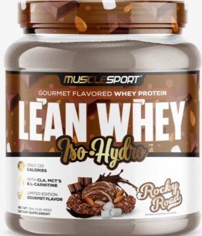 Lean Whey 1lb Rocky Road by MuscleSport