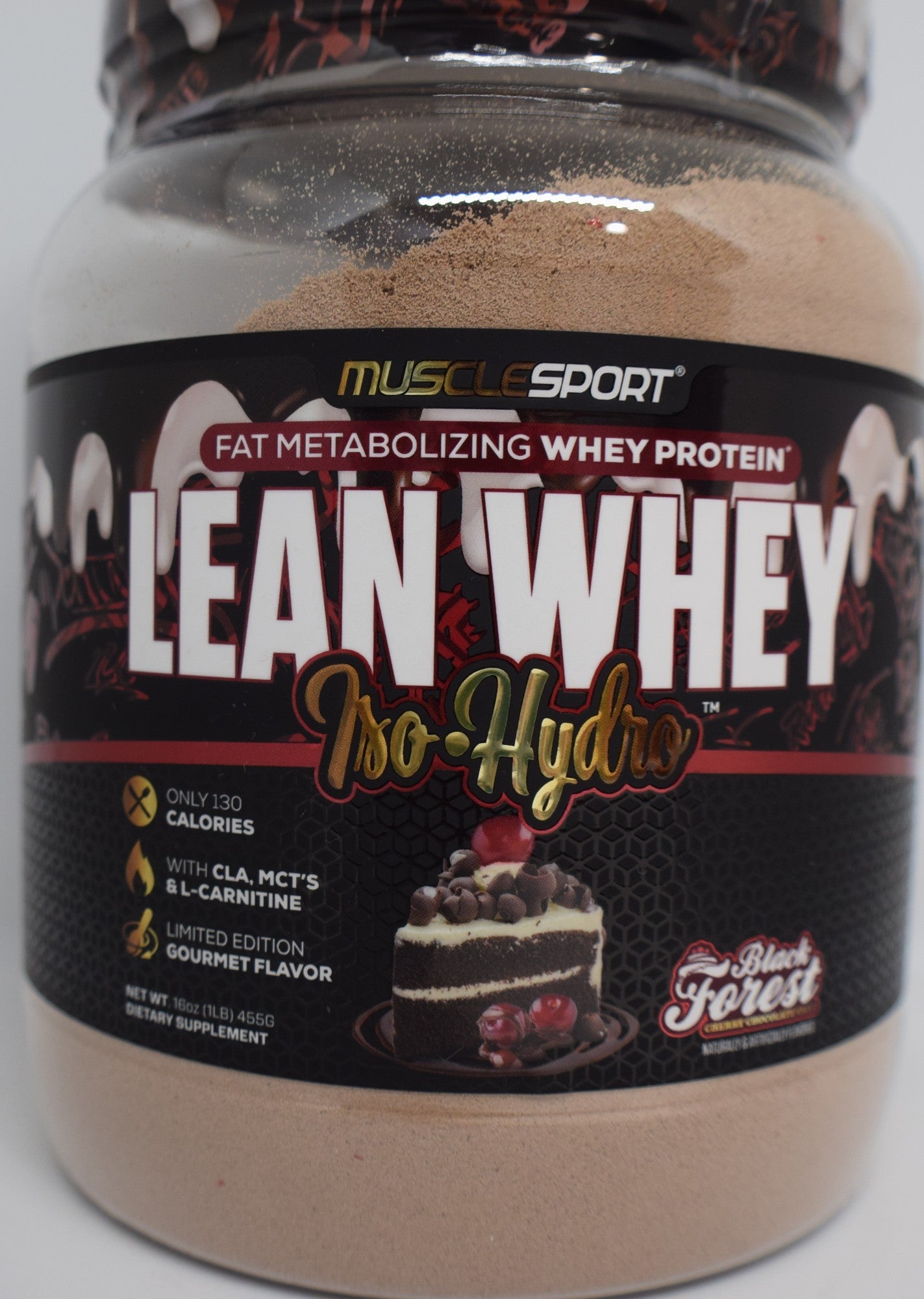 Lean Whey 1lb Black Forest Cake MuscleSport