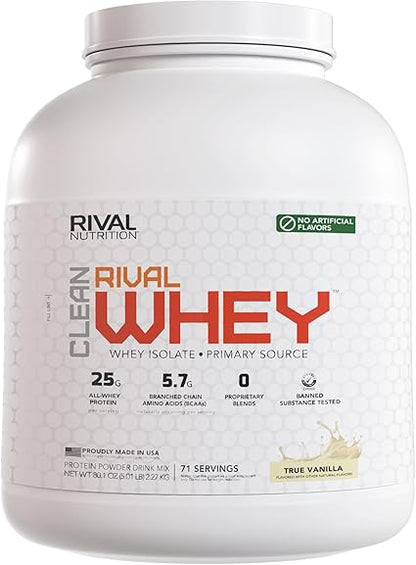 Clean Rival Whey True Vanilla by Rival Nutrition