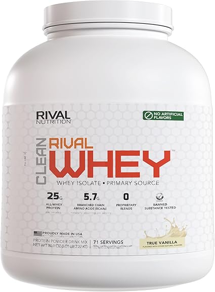 Clean Rival Whey True Vanilla by Rival Nutrition