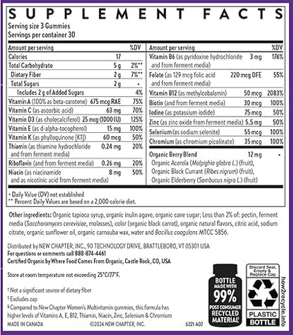 Women's 50+ Multivitamin Gummies by New Chapter