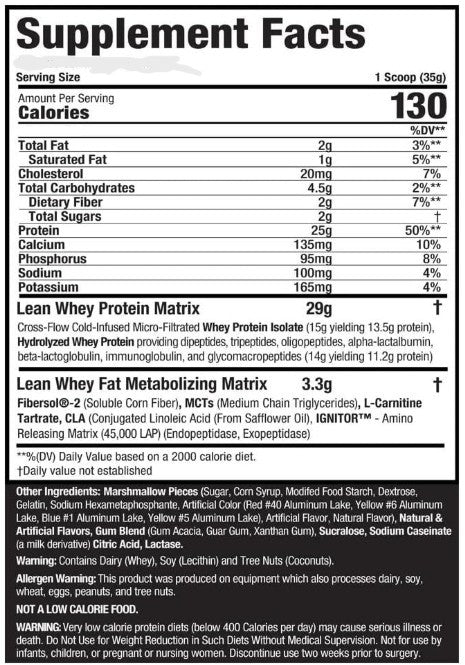 Lean Whey 1lb Lean Charms by Muscle Sport