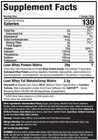 Lean Whey 1lb Lean Charms by Muscle Sport