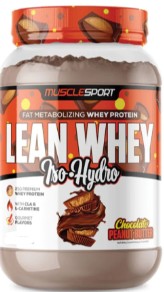 Lean Whey 1lb Chocolate Peanut Butter by Muscle Sport