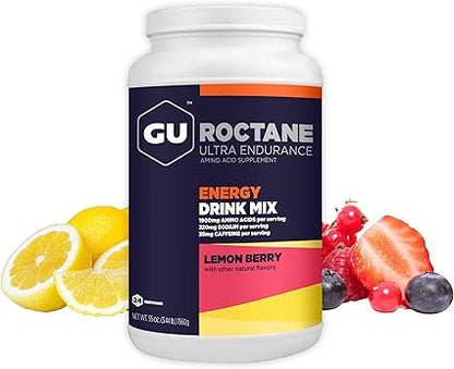 Roctane Energy Drink Mix Lemon Berry by Gu Energy