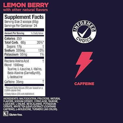 Roctane Energy Drink Mix Lemon Berry by Gu Energy