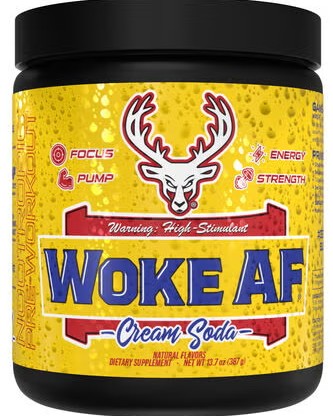 Woke AF PreWorkout Cream Soda by Das Labs