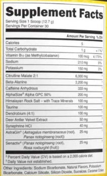 Woke AF PreWorkout Cream Soda by Das Labs