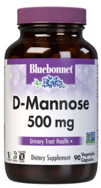 D-Mannose 500mg Capsules by Bluebonnet