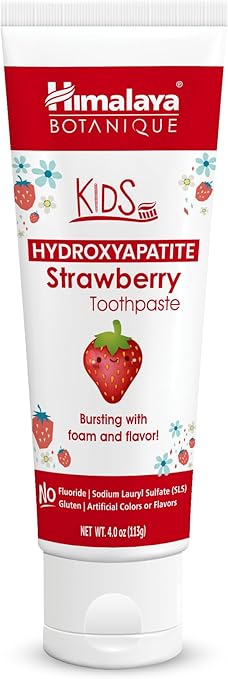 Kids Hydroxyapaptite Strawberry Toothpaste by Himalaya