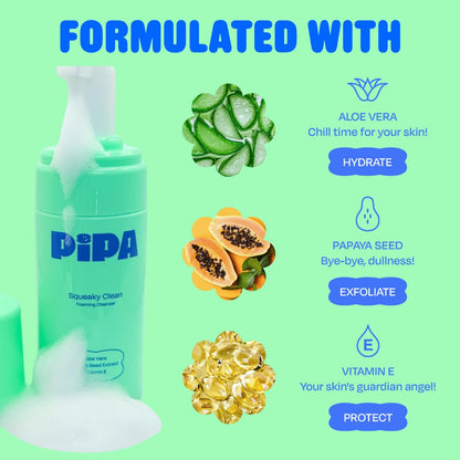 Squeaky Clean Foaming Cleanser by Pipa Skin Care