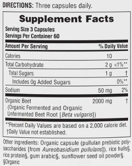 Organic Beet Capsules by Nature's Plus