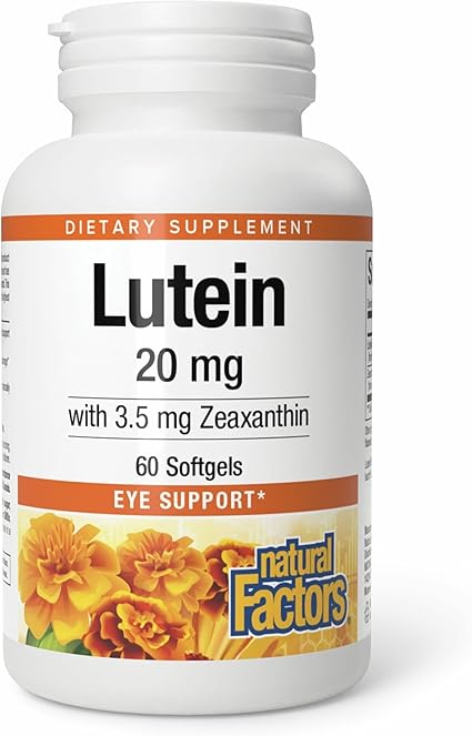 Lutein with Zeaxanthin Softgels by Natural Factors
