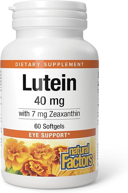 Lutein with Zeaxanthin Softgels by Natural Factors
