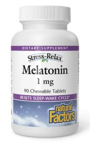 Melatonin 1mg Chewable Tablets by Natural Factors