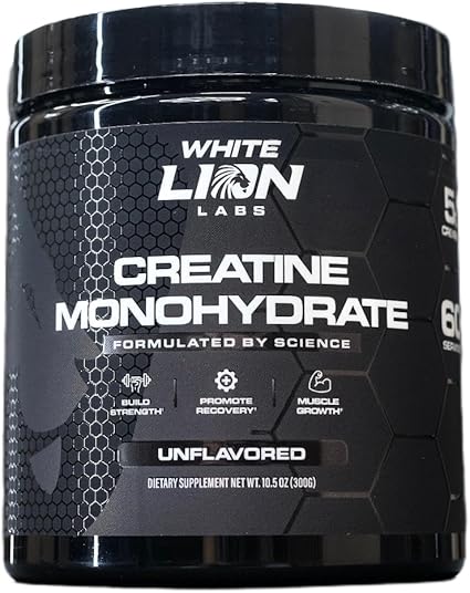 Creatine Monohydrate Powder by White Lion Labs