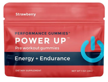 Power Up Gummies Strawberry by Seattle Gummy Company