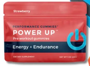 Power Up Gummies Strawberry by Seattle Gummy Company