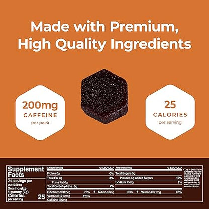 Mocca Shots Gummies Salted Caramel Chocolate by Seattle Gummy Company