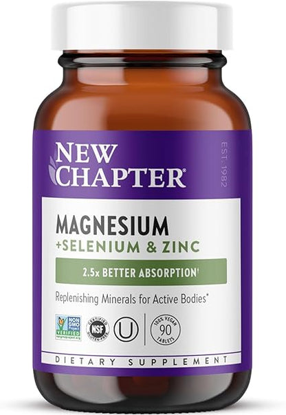 Magnesium Selenium Zinc Tablets by New Chapter