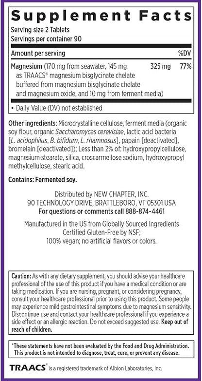 Magnesium Complex Tablets by New Chapter