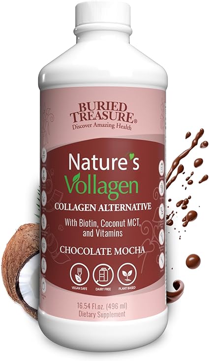Nature's Vollagen (Vegan Collagen) Chocolate Mocha by Buried Treasure