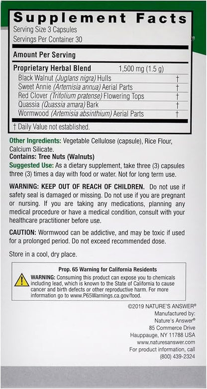 Black Walnut Complex Capsules by Nature's Answer