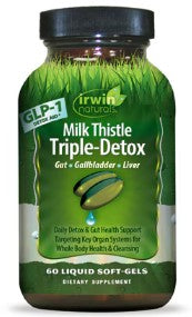 Milk Thistle Triple Detox Softgels by Irwin Naturals
