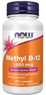 Methyl B12 1000mcg Lozenges by Now Foods