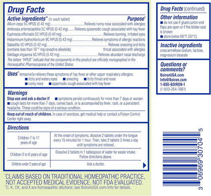 Allergy Calm for Kids Meltaway Tabs by Boiron