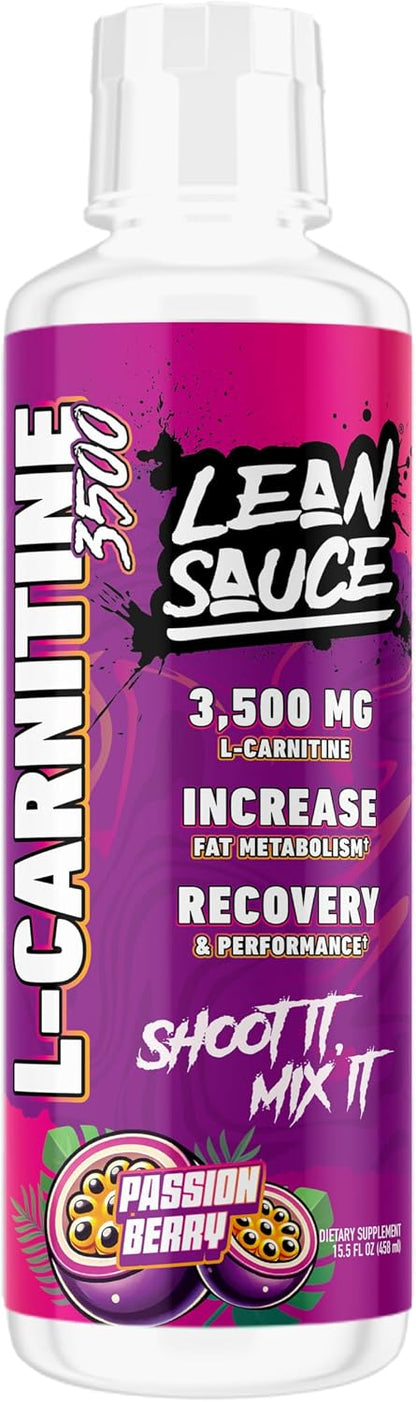 Lean Sauce L Carnitine 3500 Passion Berry by Pump Sauce