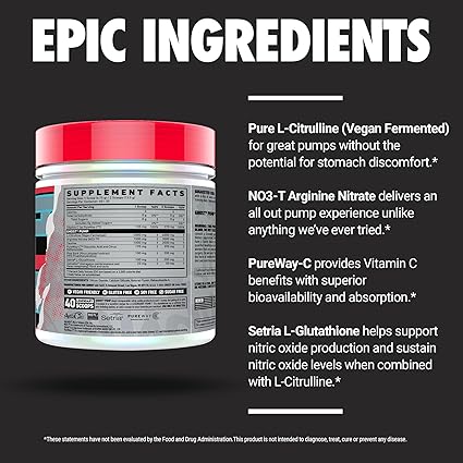 Pump Nitric Oxide Powder Natty by Ghost
