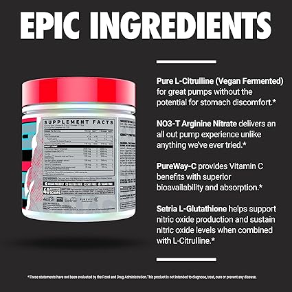 Pump Nitric Oxide Powder Pineapple by Ghost
