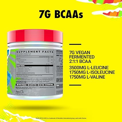 BCAA Sour Patch Blue Raspberry by Ghost