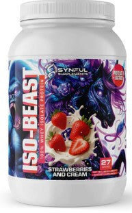 Iso-Beast Protein Strawberries And Cream by Synful Supplements