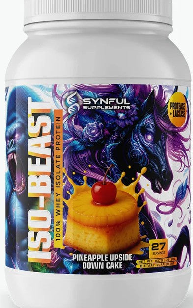 Iso-Beast Protein Pineapple Upside Down Cake by Synful Supplements